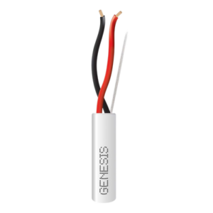 Cable para Alarma / 2x18 AWG / 305 m (1000 ft) / Riser / Blanco
