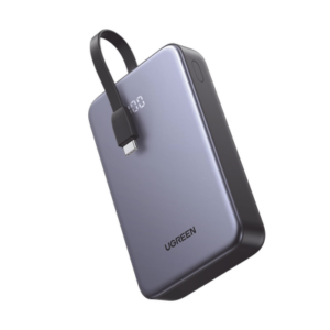 Power Bank / 20000 mAh (74 Wh) / Salida 30 W / Carga 3 Dispositivos Simultáneos / Pantalla LED Digital / Apto para Viaje Aéreo