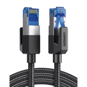 Cable Ethernet Cat8 / 40 Gbps / 2000 MHz / F/FTP / 1 m (3.28 ft) / Nylon trenzado
