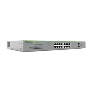 Switch PoE+ WebSmart / 16 Puertos Gigabit / 2 Puertos SFP Combo / 185 W / 36 Gbps