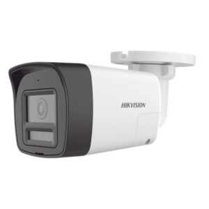 Cámara Bala TURBOHD / 4K 8 Megapixel / Lente 2.8 mm / Ángulo 113° / Dual Light IR 30 m (98.4 ft) + Luz Blanca 20 m (65.6 ft) / Audio Bidireccional / Sirena y Estrobo LED / IP67 / Metal