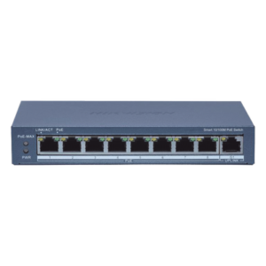 Switch Administrable PoE+ / 8 Puertos 10/100 Mbps / Uplink Gigabit / PoE Extendido 300 m (984.3 ft) / 110 W / Gestión Remota