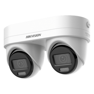 Cámara IP Dual Lente / 4 Megapixel por Sensor / WDR 120 dB / IR 10 m (32.8 ft) / IP67 / IK10 / PoE / Audio Bidireccional