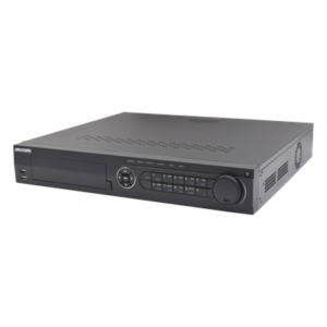 DVR Pentahíbrido / 24 Canales (16 TurboHD + 8 IP) / 3K/5MP / AcuSense / Audio por Coaxitron / 4 Bahías HDD / 16 Entradas de Alarma