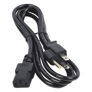Cable de Alimentación Eléctrica / 110-240 VCA / 1.5 m (4.92 ft) / IEC 320C13 / NEMA 5-15P / Trifásico con Tierra