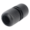 Protector Exterior IP68 / Conector Plug 12 Vcc / Cámaras Turbo HD / Polvo y Agua / Negro
