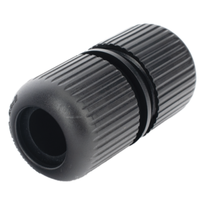 Protector Exterior IP68 / Conector Plug 12 Vcc / Cámaras Turbo HD / Polvo y Agua / Negro
