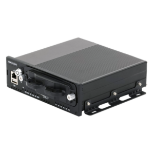 NVR Móvil Vehicular / 8 Canales / 4 PoE + 4 IP vía Switch / 2 Megapixel / H.265 / GPS + Sensor G / 2 Bahías HDD / Aluminio Industrial / 9-36 VCC