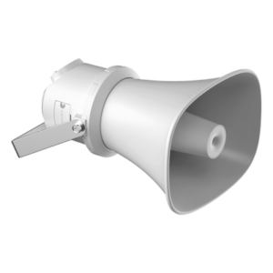 Bocina IP Trompeta / 7 Watts / PoE+ / IP67 / Audio Bidireccional SIP / TTS / 4 GB eMMC