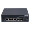 Switch Industrial Administrable / 4 Puertos PoE Gigabit / 1 PoE++ 90W + 3 PoE+ 30W / 2 SFP / 120W Total / 300 m (984 pies) / -40°C a 75°C