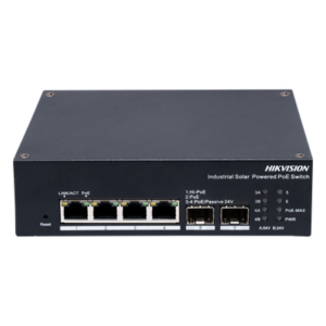 Switch Industrial Administrable / 4 Puertos PoE Gigabit / 1 PoE++ 90W + 3 PoE+ 30W / 2 SFP / 120W Total / 300 m (984 pies) / -40°C a 75°C