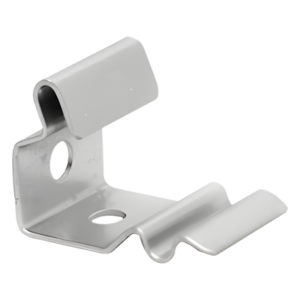 Clip de Fijación / Charola 50 mm / Peraltes 33, 66 y 54 mm / Acero Calibre 14 (1.9 mm) / Pintura Poliéster