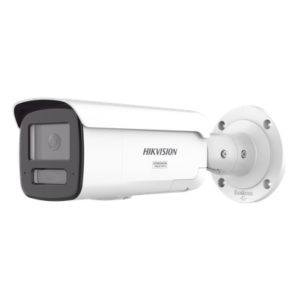 Bala IP / 4 MP / Lente 4 mm / 60 m IR + Luz Blanca / IP67 NEMA 4X / WDR 130 dB / Audio 2 Vías / 195 pies IR