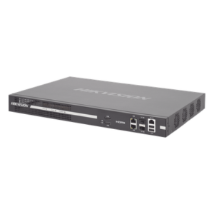 Decodificador de Vídeo IP / 8 Salidas HDMI 4K UHD / 128 Canales Simultáneos / Videowall 25 Cámaras por Pantalla / Dual Ethernet Gigabit / Fibra Óptica