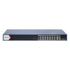 Switch PoE+ Administrable / 16 Puertos 1000 Mbps PoE+ / 2 Puertos Uplink 1000 Mbps / 2 Puertos SFP / Alcance Extendido 300 m (984.3 ft) / 230 W