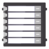 Módulo de Botones para Videoportero Modular / 6 Botones / Montaje Empotrado o Superficie / IP65 / Consumo 2 W