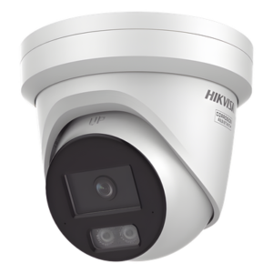Turret IP / 6 Megapixel / Lente 2.8 mm / 98 ft IR + Luz Blanca / 2 Micrófonos / IP67 NEMA 4X / WDR 130 dB / AcuSense 3.0 / AcuSeek