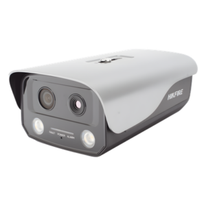 Cámara IP de Detección Térmica de Incendios / Doble Lente 4 MP Óptico + 1 MP Térmico / Rango 0 a 400 °C / Precisión ±2 °C / IP66 / WDR 120 dB