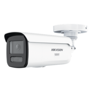Bala IP / 6 Megapixel / Lente 4 mm / 197 pies IR + Luz Blanca / Exterior IP67 / Estrobo Azul y Rojo / WDR 130 dB / ACUSENSE 3.0 / Metal / NEMA 4X / ACUSEEK
