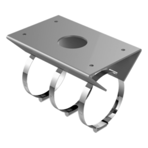 Montaje de Poste para Exterior / Brazo Extensible 305mm (12 pulgadas) / Aleación de Aluminio / IP66 / Compatible con 30+ Modelos PTZ