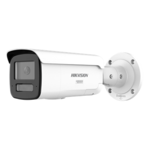 Bala IP / 4 Megapixel / Lente 4 mm / 60 m IR + Luz Blanca / IP67 NEMA 4X / WDR 130 dB / ACUSENSE 3.0 / Estrobo Azul y Rojo / 196 ft Alcance / Audio 2 Vías