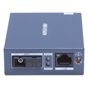 Transceptor Fibra Óptica Gigabit / Monofibra Monomodo / 20 km (12.4 mi) / 10/100/1000 Mbps RJ45 / SC / Industrial -20°C a 60°C / Protección 4 kV