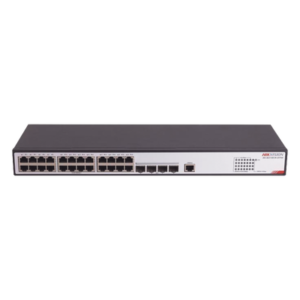 Switch Administrable / 24 Puertos RJ45 Gigabit / 4 Puertos SFP 10G / 216 Gbps / 1.44 ft × 0.52 ft × 0.14 ft