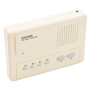 Sistema de Intercomunicador Manos Libres / 4 Extensiones / Alcance 200 m (656.2 ft) / Cable 2 Hilos Calibre 18 / Montaje en Pared