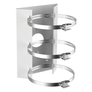 Soporte de Montaje en Poste / Ajustable / Interior y Exterior / Carga 10 kg (22.05 lb) / 240 mm (9.45 in)