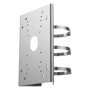 Adaptador de Poste para Domo PTZ / Polímero Anticorrosión / 2.5 kg / Montaje Versátil