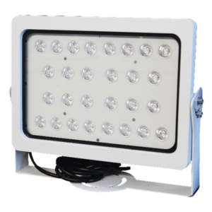 Lámpara LED Estroboscópica / 28 LEDs Alta Eficiencia / 250 lx / Alcance 16 a 25 m (52.5 a 82 ft) / Ángulo 10° / 1 Carril / IP66