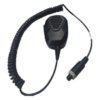 Micrófono de Solapa para DVR Móvil / Audio Bidireccional / Cable 2 m (6.6 ft) / Conector de Aviación / Operación PTT / -20°C a 70°C