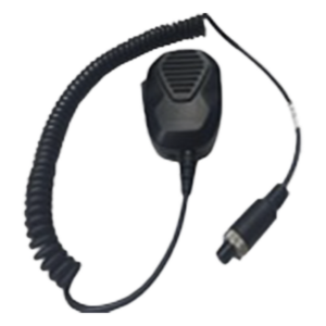 Micrófono de Solapa para DVR Móvil / Audio Bidireccional / Cable 2 m (6.6 ft) / Conector de Aviación / Operación PTT / -20°C a 70°C