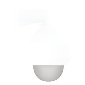 Burbuja Ahumada para Domo PTZ / 4 Pulgadas / IP66 / IK10 / Visibilidad Equilibrada / 4.7 x 2.7 Pulgadas