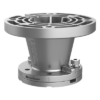 Montaje de Techo Tipo Tubo / 10 cm de Largo / 3.94 in / Aluminio / 121.2 x 98 mm / 1.21 kg