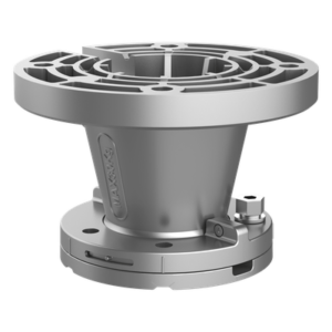 Montaje de Techo Tipo Tubo / 10 cm de Largo / 3.94 in / Aluminio / 121.2 x 98 mm / 1.21 kg