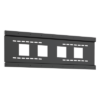 Montaje de Pared para Dockstation BodyCam / Acero SPCC / 4 Módulos de Expansión / 1132 x 370 mm