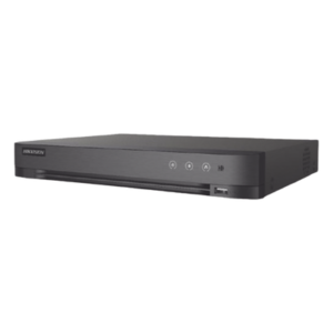 DVR Pentahíbrido / 4 Canales TurboHD + 1 IP / 2 Megapixel 1080p Lite / AcuSense Lite / Audio Bidireccional Coaxitron / H.265+ / 1 Bahía HDD 4 TB / Salida HDMI y VGA Full HD