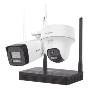 Kit de Videovigilancia IP Inalámbrico / 4 Megapixel / NVS 4 Canales / 2 Cámaras Wi-Fi / Dual Light / Audio Bidireccional / Micro SD 512 GB