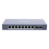 Switch Administrable PoE+ / 8 Puertos Gigabit / 2 SFP / Extensión 300 m (984.3 ft) / 110 W / Gestión en la Nube