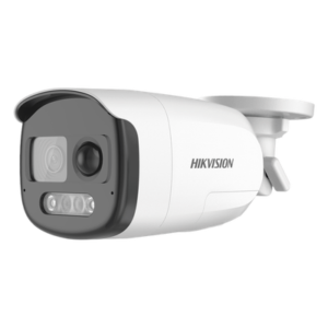 Cámara Bala TURBOHD / 2 Megapixel Full HD / Color 24/7 / Luz Blanca 40 m (131.2 ft) / WDR 130 dB / Sensor PIR 110° / Sirena 93.5 dB / Estrobo Rojo-Azul / IP67