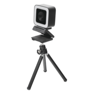 Cámara Web / Full HD 1080p / Aro de Luz 5 Niveles / Gran Angular 87° / Micrófono con Reducción de Ruido / USB 2.0 / Cable 2 m (6.56 ft) / Plug-and-Play