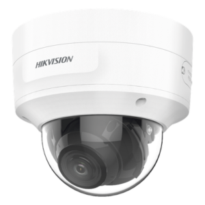 Domo IP / 4 Megapixel / Lente Mot. 2.7 a 13.5 mm / IR EXIR 40 m (131.2 ft) / IP66 / IK10 / DarkFighter / Audio y Alarma I/O / PoE+ / Micro SD / 4 Analíticos IA