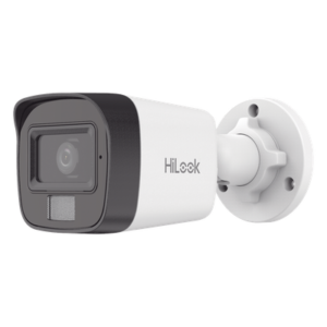 Cámara Bala IP / 4 Megapixel / Dual Light 20 m (65.6 ft) IR + 15 m (49.2 ft) Luz Blanca / Lente 2.8 mm / 104° / IP67 / PoE / Audio Integrado