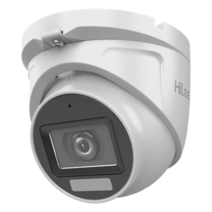 Cámara Turret TURBOHD / 2 Megapixel / Dual Light 30 m (98.4 ft) IR + 20 m (65.6 ft) Luz Blanca / Lente 2.8 mm 100° / IP66 / Audio por Coaxitron / 4 Tecnologías Seleccionables