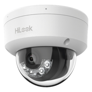 Cámara Domo IP / 4 Megapixel / Dual Light 20 m (65.6 ft) / AcuSense Lite / PoE / Lente 2.8 mm / 104° / Interior