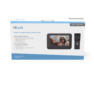 Kit de Videoportero Analógico / Pantalla LCD 7" / Frente de Calle IP65 / Visión Nocturna IR 2 m (6.6 ft) / Audio Bidireccional / Salida de Relé