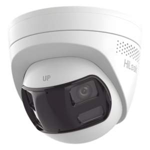 Cámara Turret IP / 6 Megapixel / Panorámica 180° / Dual Light 30 m (98.4 ft) / PoE / Audio Bidireccional / IP67