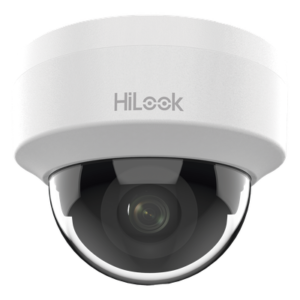 Domo IP / 2 MP 1080p / Lente 2.8 mm 101° / IR 20 m (65.6 ft) / PoE 802.3af / dWDR / H.265+ / Interior