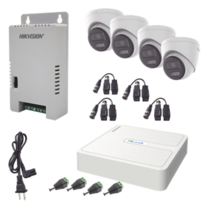 Kit de Videovigilancia TurboHD / 4 Canales / 1080p Lite / ColorVu / Dual Light 40 m (131.2 ft) / Audio Bidireccional / IP67